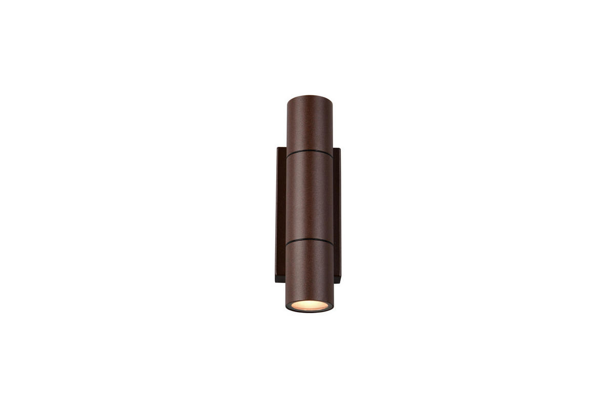 AUSSENWANDLEUCHTE Yamuna 7,5/23 cm  - Rostfarben, Design, Metall (7,5/23cm) - Trio Leuchten