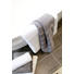 DUSCHTUCH 80/160 cm - Silberfarben, Textil (80/160cm) - CAWOE