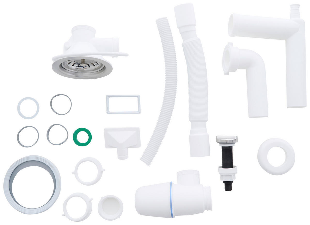 SPÜLE 1720CHICAGO50X50  - Edelstahlfarben, Trend, Metall (50/22,8/50cm) - Respekta