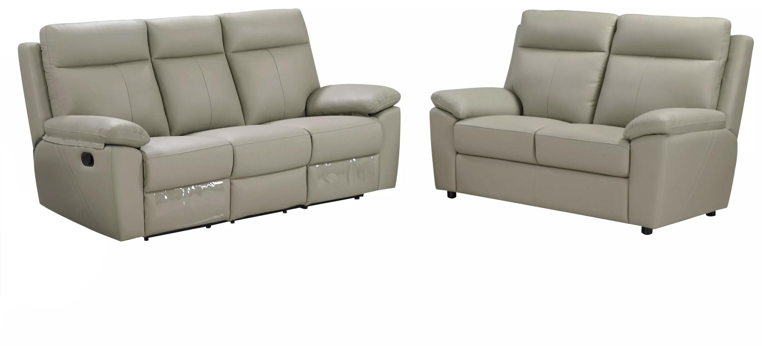 ÜLŐGARNITÚRA világosszürke  - világosszürke, Konventionell (199/146/103/92cm) - Cantus