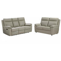 ÜLŐGARNITÚRA világosszürke  - világosszürke, Konventionell (199/146/103/92cm) - Cantus