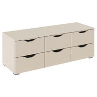 LOWBOARD  in 120/42/42 cm  - Champagner/Silberfarben, Basics, Holzwerkstoff (120/42/42cm) - Boxxx