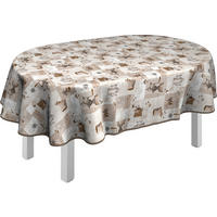 TISCHDECKE MILANO 140/190 cm  - Beige, LIFESTYLE, Textil (140/190cm) - Peyer Syntex