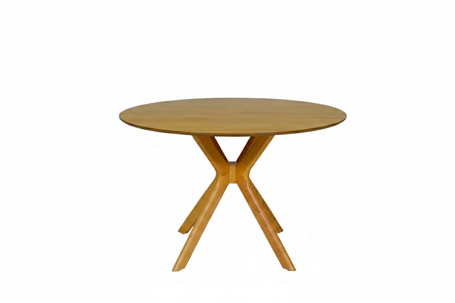 ESSTISCH 115/115/75,5 cm Echtholz  Holz in verschiedenen Holzdekoren erhältlich rund Eichefarben  - Eichefarben, KONVENTIONELL, Holz (115/115/75,5cm) - MID.YOU