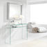 KONSOLE in Transparent - Transparent, Design, Glas (120/85/35cm)