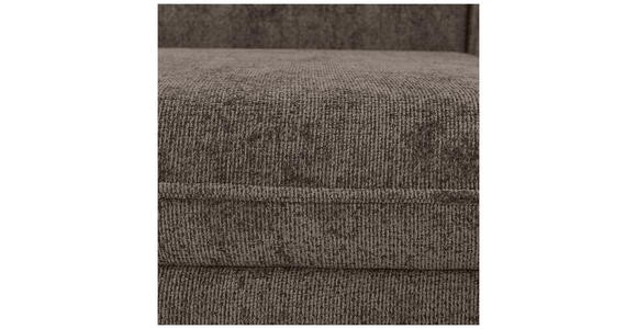 SCHLAFSOFA in Chenille Graubraun - Graubraun/Schwarz, KONVENTIONELL, Holz/Textil (238/99/108cm) - Carryhome