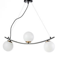 HÄNGELEUCHTE 73/15/90 cm   - Schwarz, Design, Kunststoff/Metall (73/15/90cm)