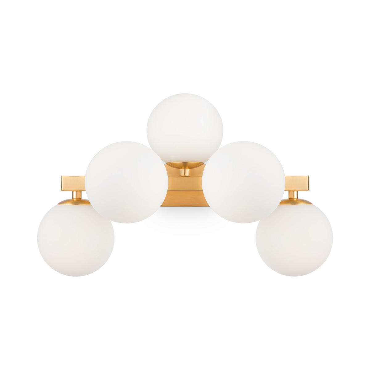 WANDLEUCHTE Modern   - Goldfarben/Weiß, Trend, Glas/Metall (24/38/23cm) - MAYTONI