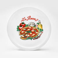 PIZZATELLER Napoli 30 cm  - Weiss/Multicolor, Konventionell, Keramik (30cm) - Van Well
