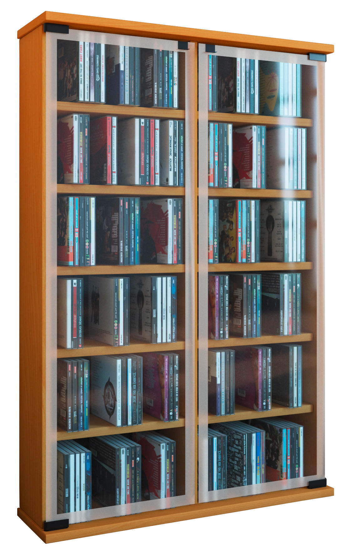 CD-REGAL Buchefarben  - Buchefarben, KONVENTIONELL, Glas/Holzwerkstoff (60/92/18cm) - MID.YOU