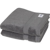 HANDTUCH 50/100 cm SW-Cuddly Anthrazit 2-teilig  - Anthrazit, Basics, Textil (50/100cm) - Schöner Wohnen