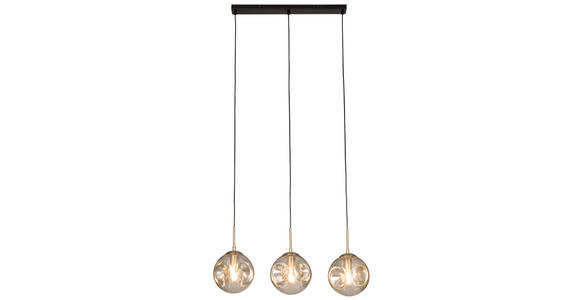 HÄNGELEUCHTE 76/20/150 cm - Champagner, Design, Glas/Metall (76/20/150cm) - Dieter Knoll