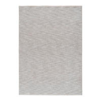 FLACHWEBETEPPICH 160/230 cm Silberfarben rechteckig  - Silberfarben, Basics, Textil (160/230cm) - Kayoom