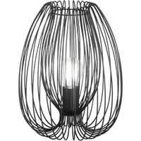 TISCHLEUCHTE 25/31 cm  - Schwarz, Design, Metall (25/31cm) - Fabas Luce