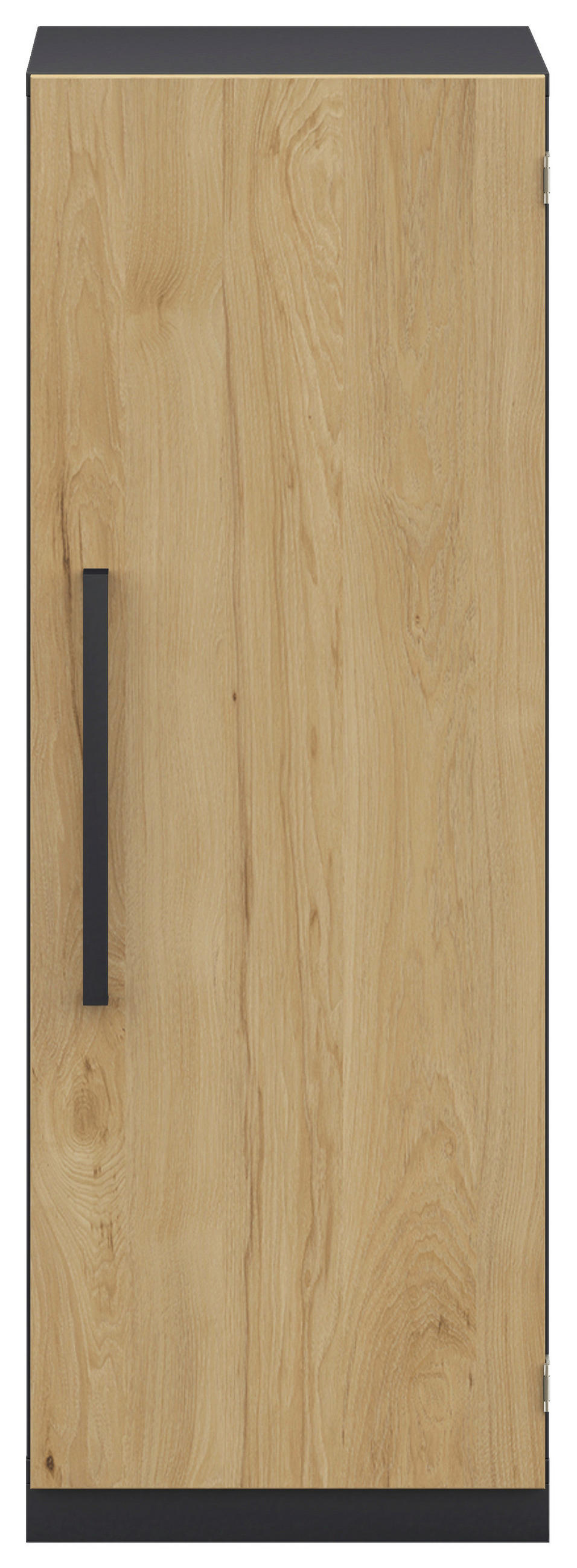 KOMMODE  in 40/112,5/41,9 cm  - Weiß/Hickory, Design, Holzwerkstoff/Metall (40/112,5/41,9cm) - Moderano