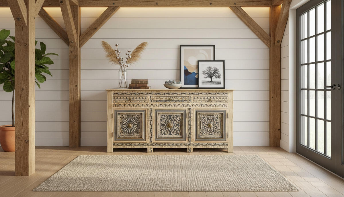 SIDEBOARD  190/95/40 cm 3 Schublade(n)  - Goldfarben/Naturfarben, LIFESTYLE, Holz/Holzwerkstoff (190/95/40cm) - Landscape