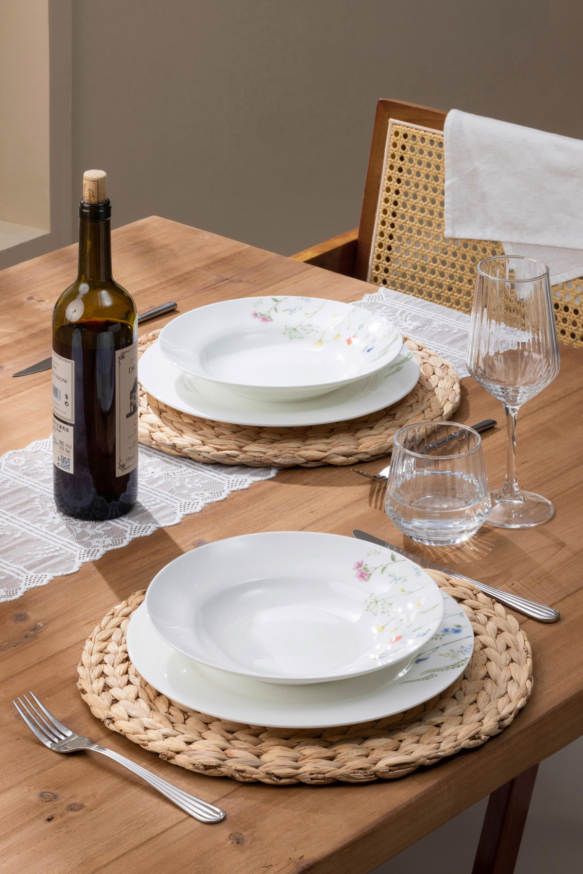 TAFELSERVICE Wildflower 12-teilig  - Multicolor, Lifestyle, Keramik - Novel