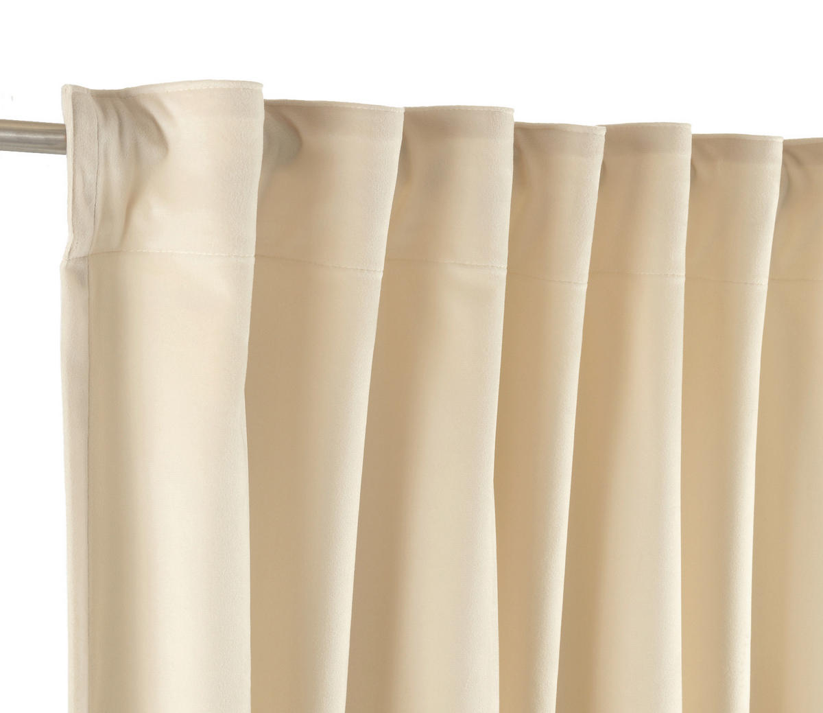 FERTIGVORHANG  blickdicht  130/250 cm   - Beige/Creme, Basics, Textil (130/250cm) - Musterring