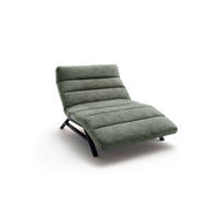 RELAXLIEGE Chenille Grün  - Schwarz/Grün, Design, Textil/Metall (120/54-113/158-198cm) - Pure Home Lifestyle