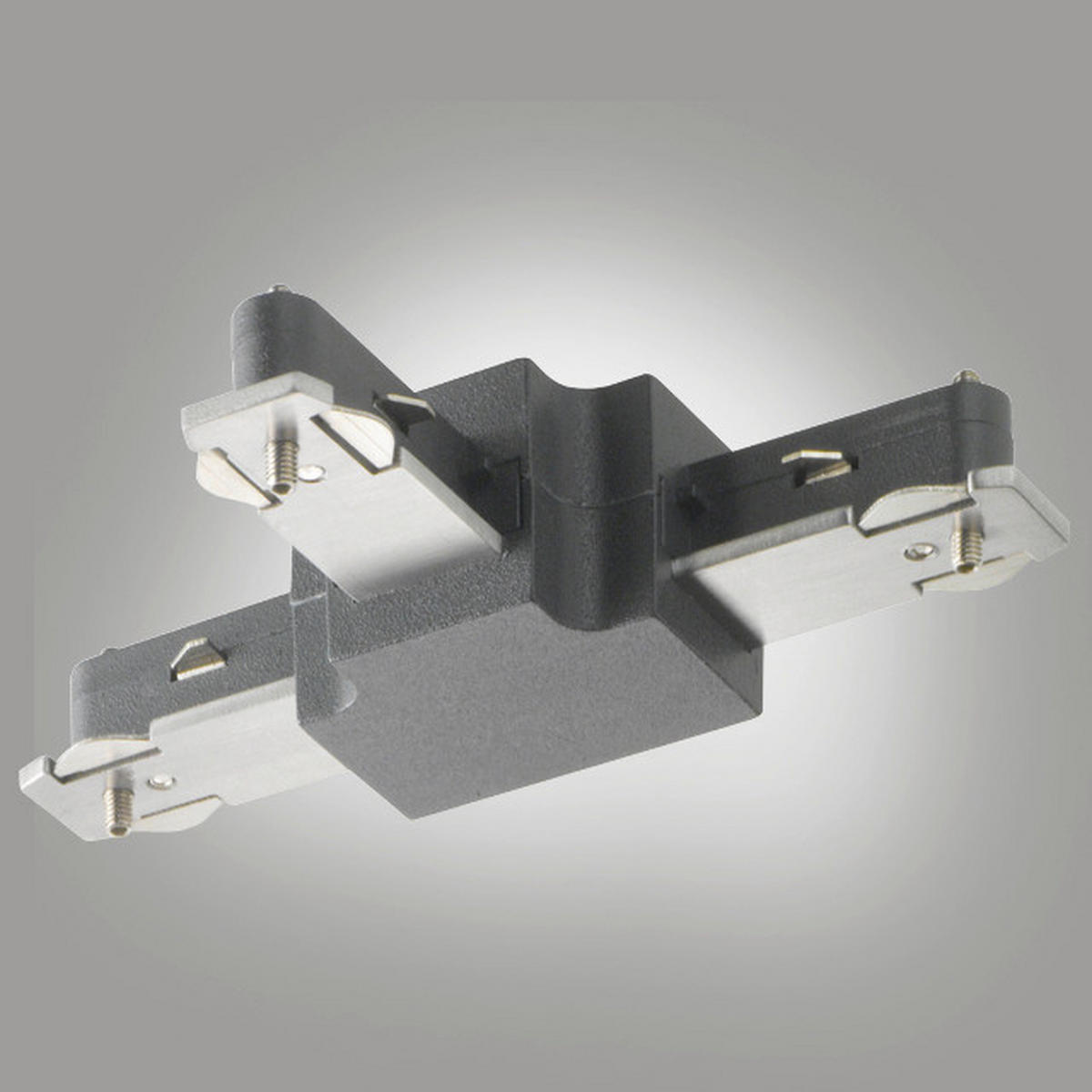 SCHIENENSYSTEM-VERBINDER m6 HV Track 6 10,7/6,5/2,2 cm  - Schwarz, Basics, Metall (10,7/6,5/2,2cm) - Fischer & Honsel