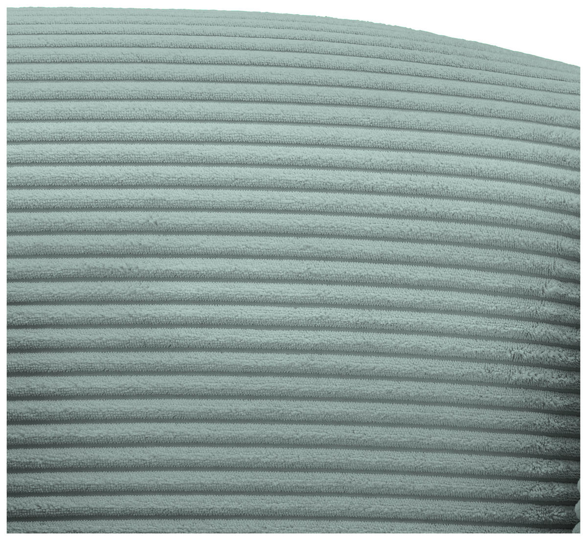 XXL-SESSEL Cord Mintgrün  - Beige/Dunkelbraun, Design, Holz/Textil (121/100/140cm) - Ambia Home