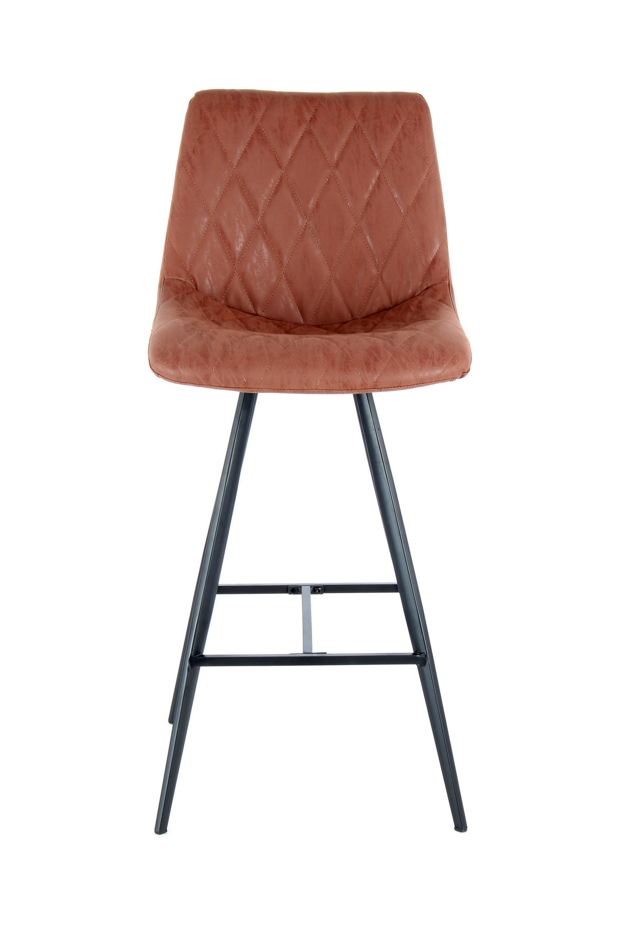 BARHOCKER-SET Schwarz, Dunkelbraun abwischbar  - Dunkelbraun/Schwarz, Design, Holz/Kunststoff (47,5/107/57,5cm) - Kayoom
