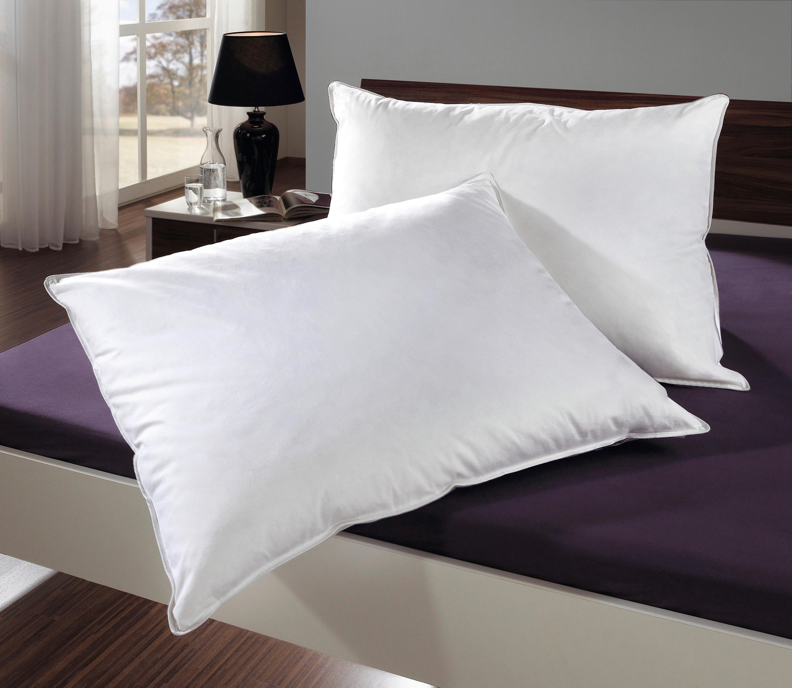 VANKÚŠ, 70/90 cm - biela, Basics, textil (70/90cm) - Sleeptex