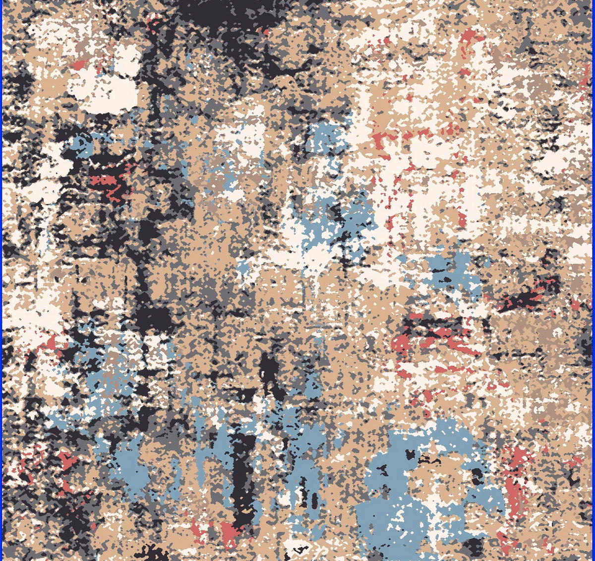 TKANA PREPROGA  ANITA     80/150 cm    tkano  antracit, peščene barve  - antracit/peščene barve, Design, tekstil (80/150cm) - Novel