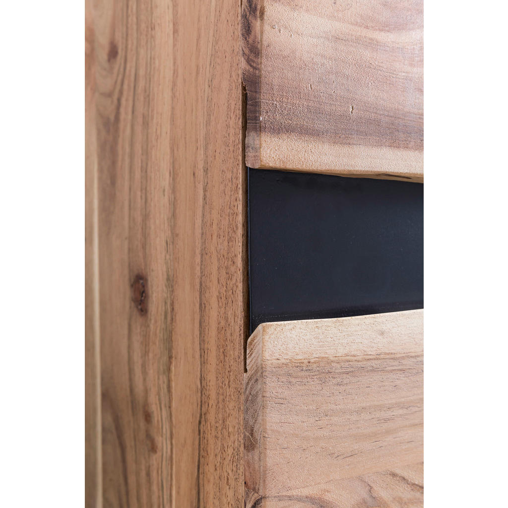 Thumbnail - Mid.you Sideboard, Schwarz, Akazie, Holz, Akazie, massiv, 148x85x43 cm, stehend, handgemacht, Schlafzimmer, Schlafzimmer...