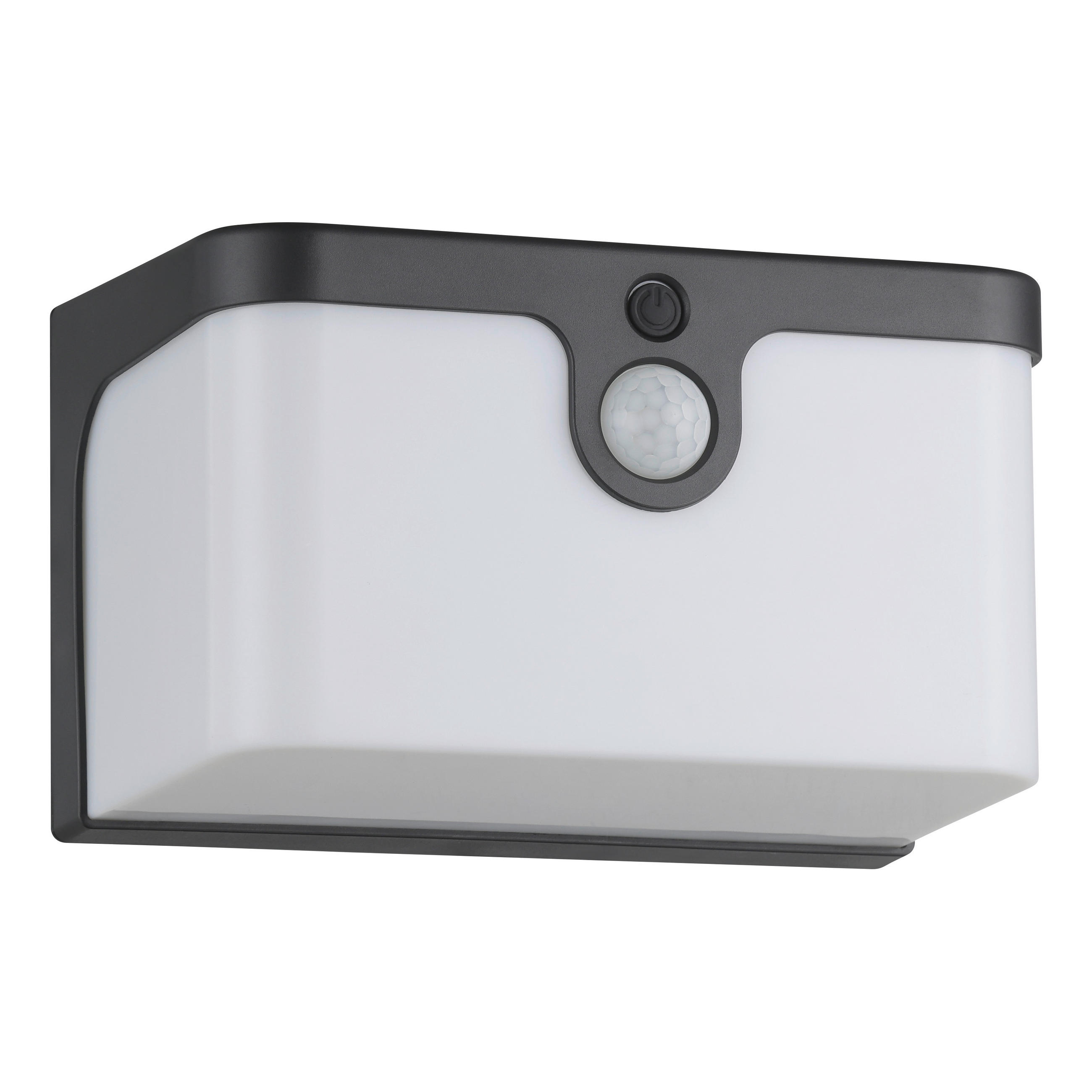 SOLARLEUCHTE - Weiss/Anthrazit, Basics, Kunststoff (11,0/15,0/11,0cm) - Eglo