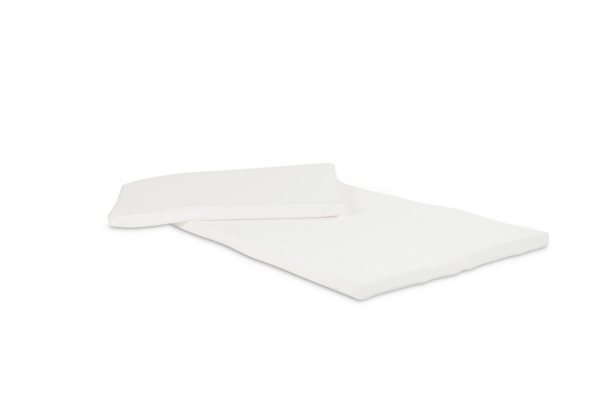 POSTELJNI NADVLOŽEK - bela, Design, tekstil (200/90cm) - Meblojogi