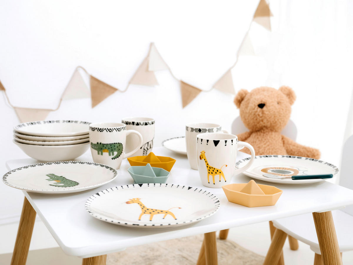 KINDERGESCHIRRSET 3-teilig  - Multicolor, Basics, Keramik - Creatable