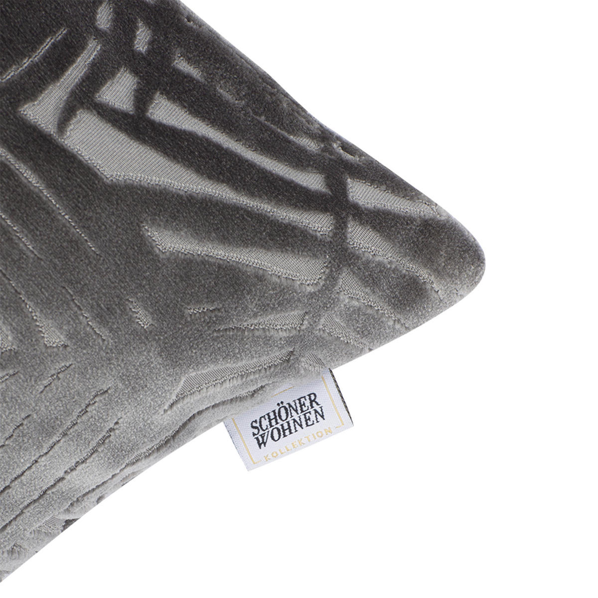 KISSENHÜLLE Florance 45/45 cm  - Grau, KONVENTIONELL, Textil (45/45cm) - Schöner Wohnen