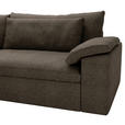 ECKSOFA  in Webstoff Braun  198/306 cm  - Schwarz/Braun, MODERN, Kunststoff/Textil (198/306cm) - Carryhome