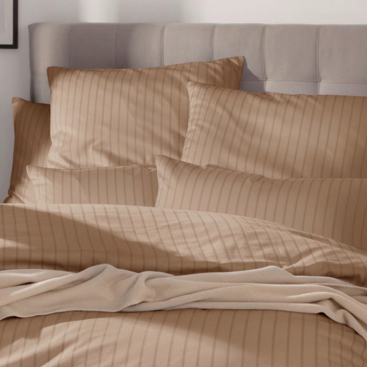 ÁGYNEMŰHUZAT-GARNITÚRA 140/200 cm  - cappuccino, Basics, textil (140/200cm) - Margaret G.