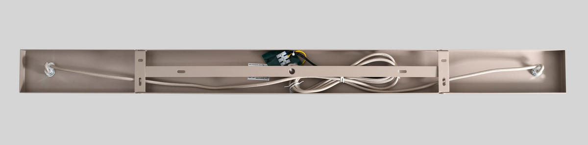 HÄNGELEUCHTE Montpellier 130/150/40 cm  - Sandfarben/Weiß, Design, Kunststoff/Metall (130/150/40cm)