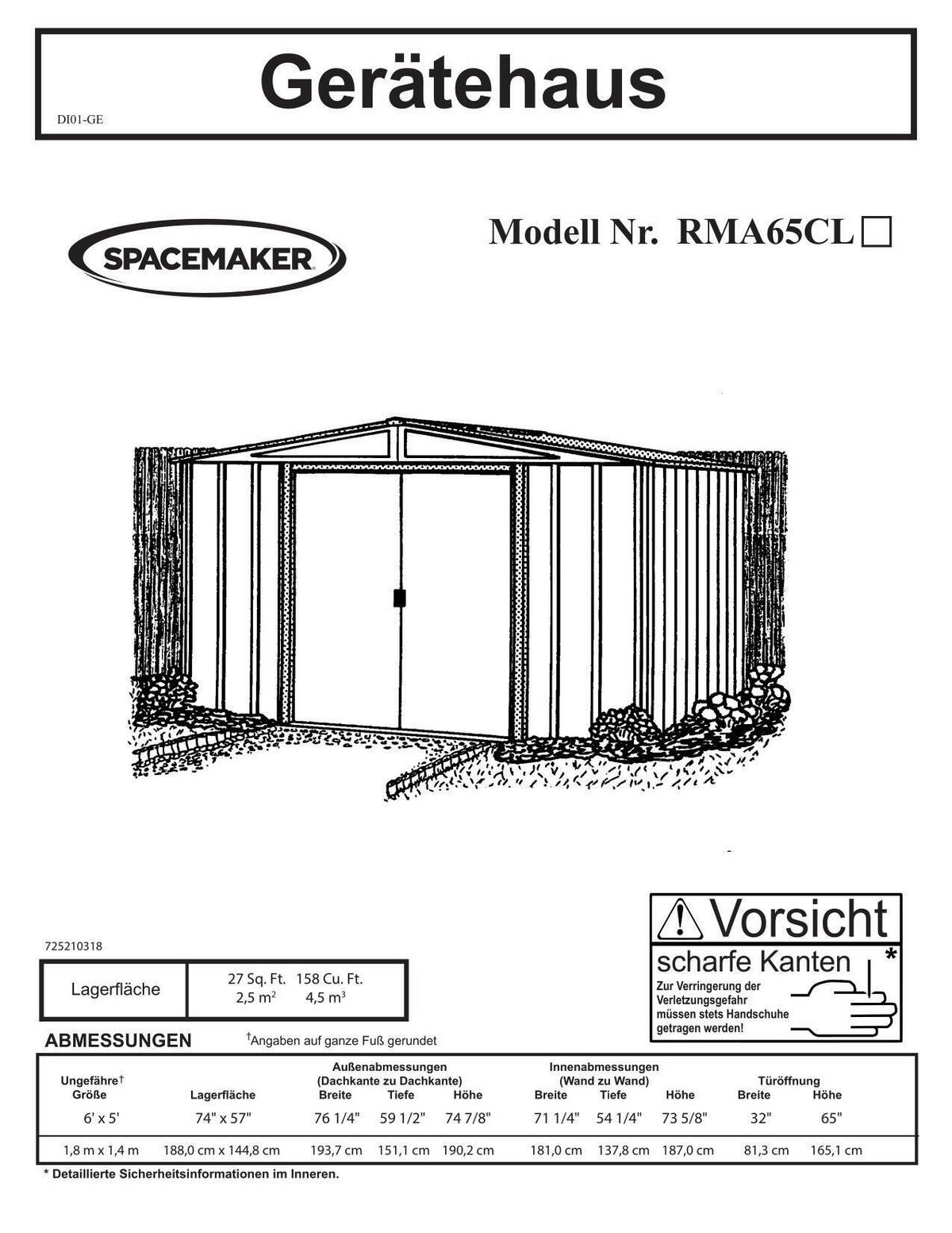DOMČEK NA NÁRADIE   - sivá, Basics, kov (194/191/151cm)