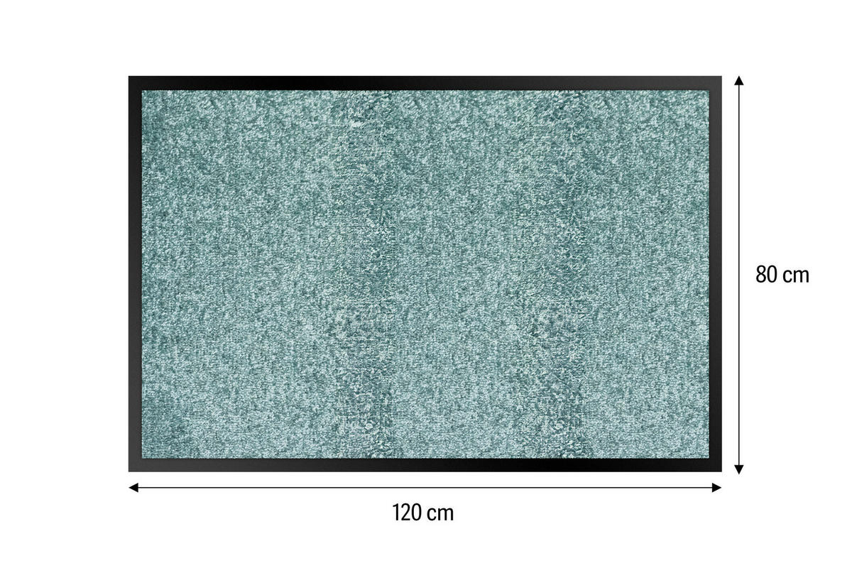 SZENNYFOGÓ SZŐNYEG - zsályazöld, Basics, textil (80/120cm)