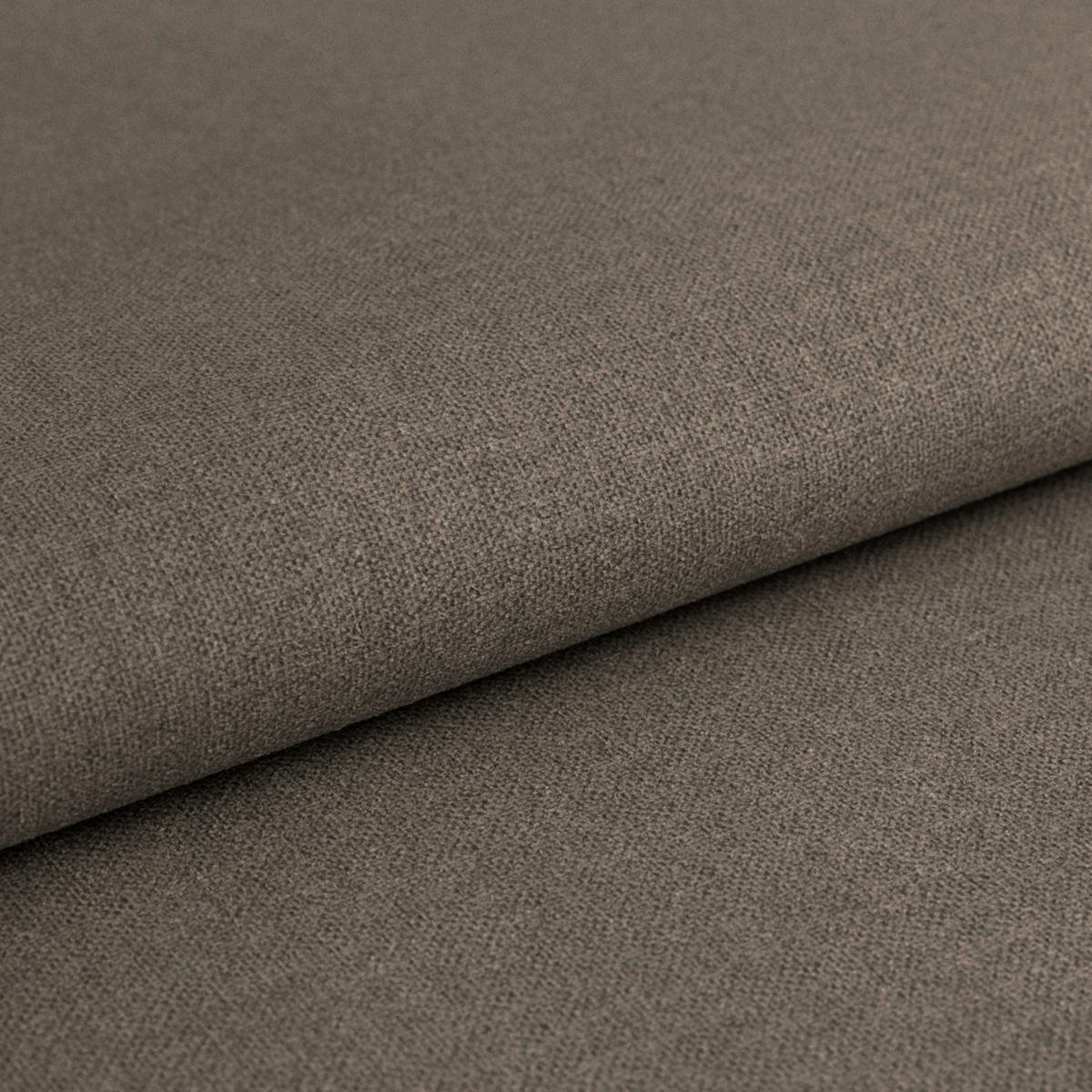 HOCKER Chenille Taupe  - Taupe/Chromfarben, KONVENTIONELL, Textil/Metall (108/46/108cm) - Livetastic