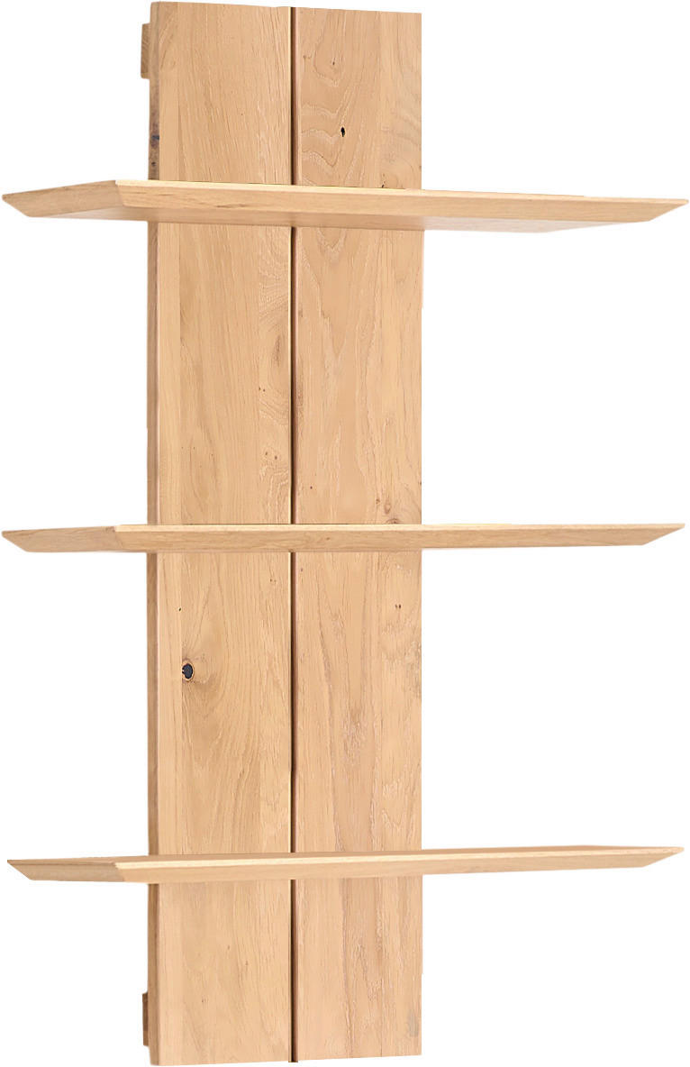 Cantus NÁSTĚNNÁ POLICE, sukový dub, barvy dubu, 75/115/23,8 cm