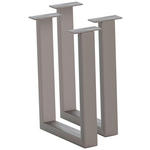 BANKGESTELL in  - Edelstahlfarben, Design, Metall (6/45/32cm) - Waldwelt