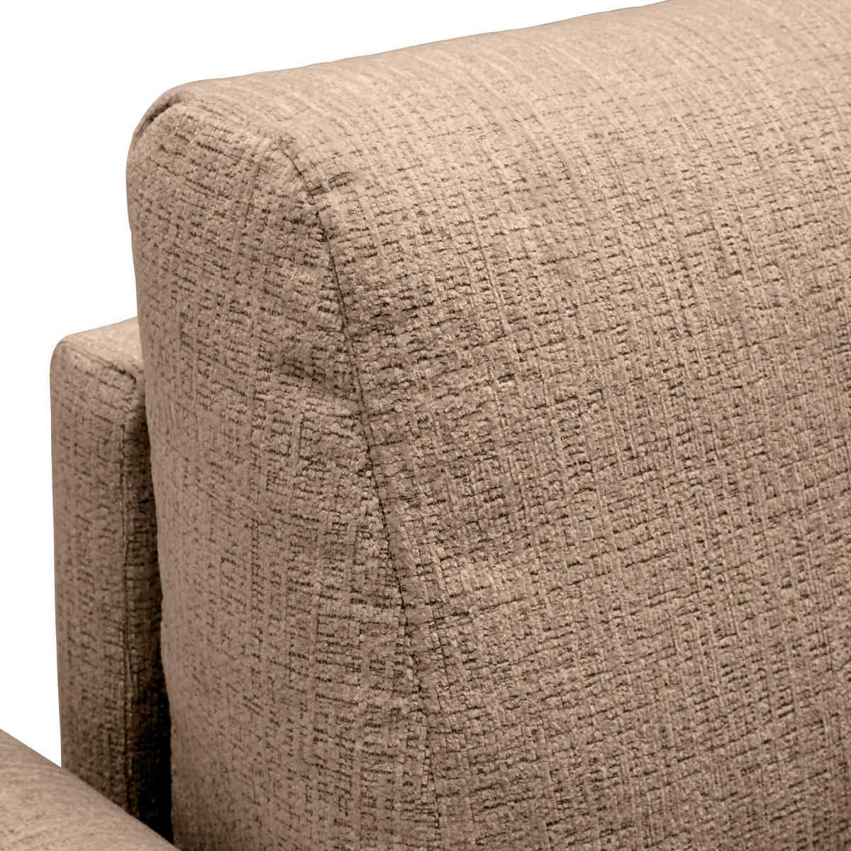 3-SITS SOFFA i vävt tyg brun  - brun/svart, Modern, trä/textil (183/85/92cm) - MID.YOU