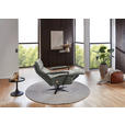 RELAXSESSEL in Textil Grau  - Schwarz/Grau, Design, Textil/Metall (68/117/85cm) - Cantus