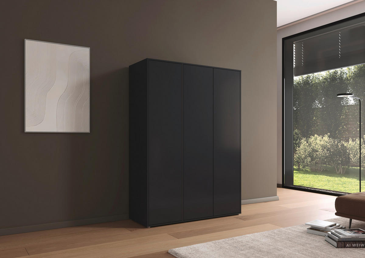 DREHTÜRENSCHRANK in Grau  - Grau, Modern, Holzwerkstoff (140/194/53cm) - Rauch Möbel