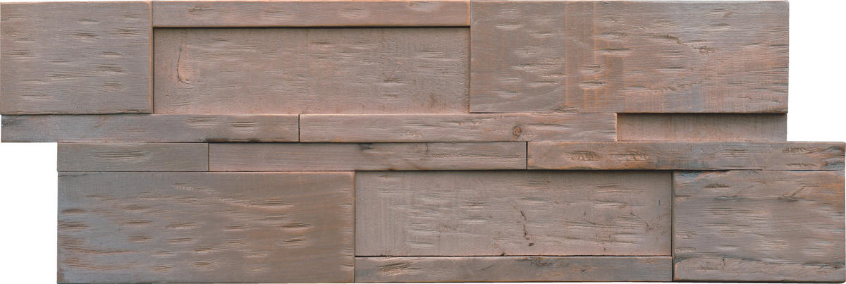 WANDVERKLEIDUNG - Grau, Basics, Holz (56/20/2cm)