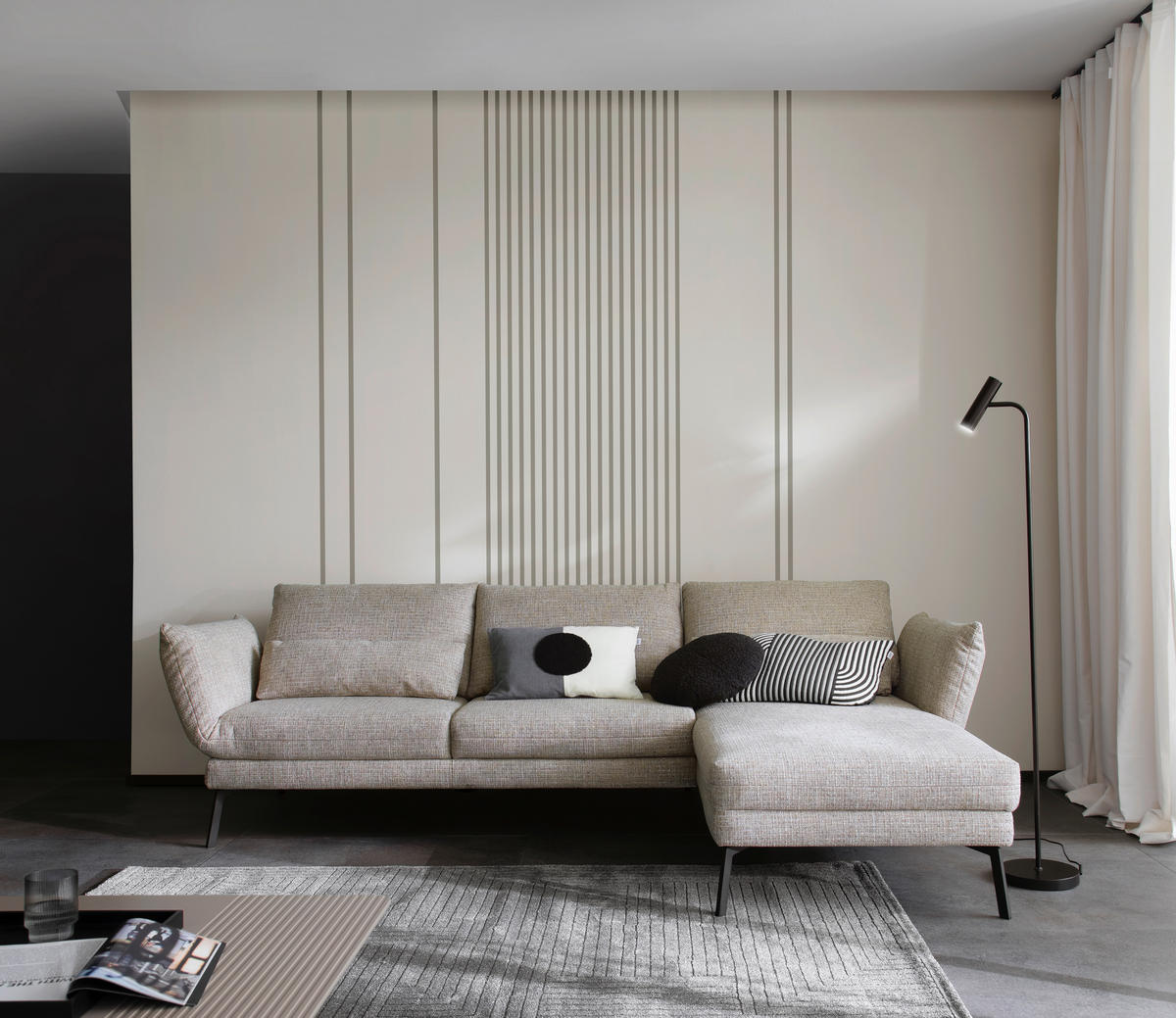 WEBTEPPICH 80/150 cm Pure Design Anthrazit  - Anthrazit, Basics, Textil (80/150cm) - Schöner Wohnen