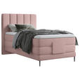 BOXSPRINGBETT 100/200 cm  in Mauve  - Mauve/Schwarz, Natur, Textil/Metall (100/200cm) - Esposa