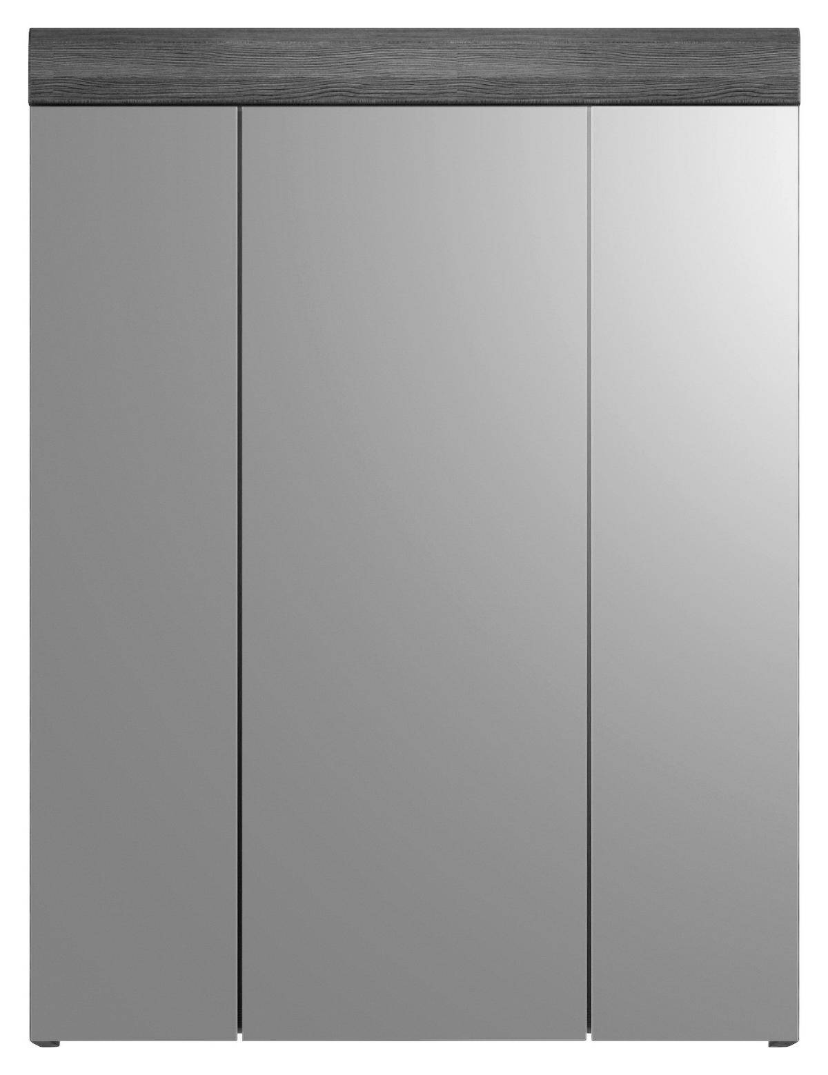 SPIEGELSCHRANK 60/79/18 cm  - Anthrazit/Grau, MODERN, Holzwerkstoff (60/79/18cm) - MID.YOU