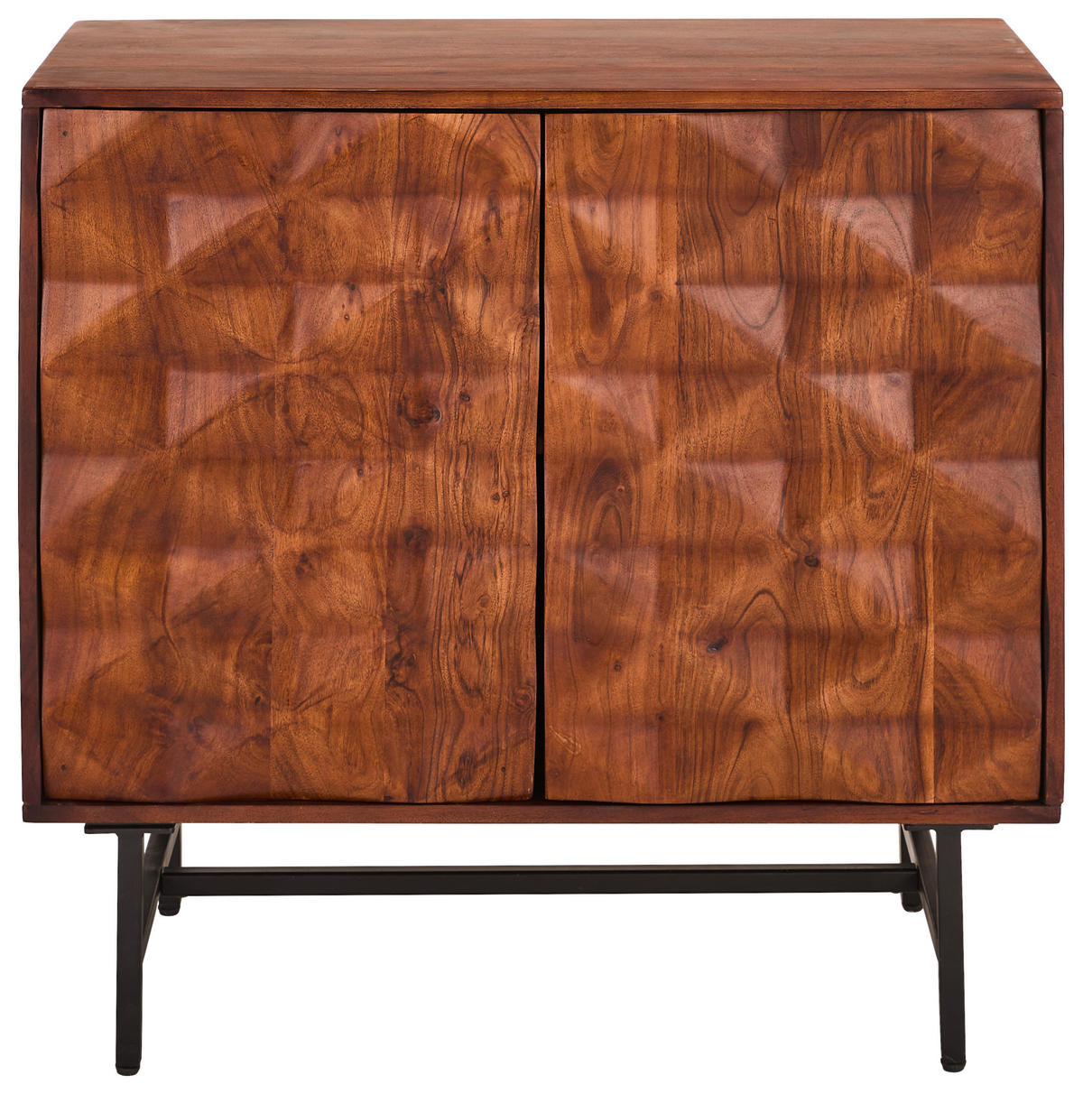 KOMMODE , 85/80/40 cm,  - Schwarz/Braun, KONVENTIONELL, Holz/Kunststoff (85/80/40cm) - Livetastic