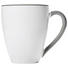 KAFFEEBECHER 300 ml - Weiß/Grau, LIFESTYLE, Keramik (12/10,5/9cm) - Gmundner KAFFEEBECHER 300 ml - Weiß/Grau, LIFESTYLE, Keramik (12/10,5/9cm) - Gmundner